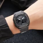 Skmei - 2328 - World Master Dual Display Watch - Black/Transparent - Image 4