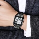 Skmei - 2353 - Digital World Electronic Watch - Black/White - Image 3