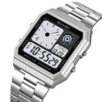 Skmei - 2353 - Digital World Electronic Watch - Silver