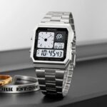 Skmei - 2353 - Digital World Electronic Watch - Silver - Image 4