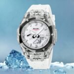 Skmei - 2411 Waterproof 50m & 50+ Timezone Watch - White/White