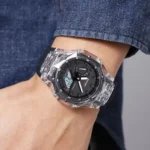 Skmei - 2411 Waterproof 50m & 50+ Timezone Watch - White/Black - Image 3