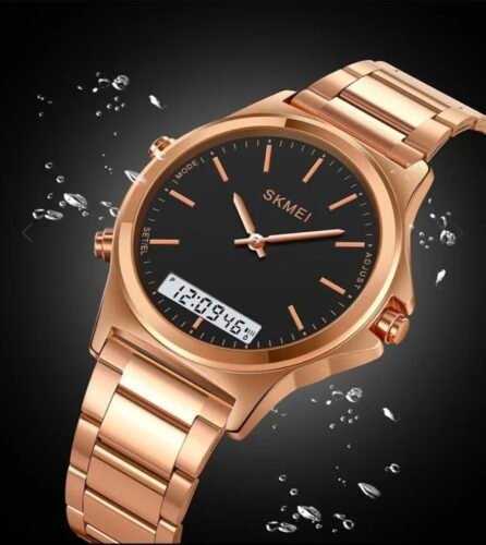 Skmei - 2120 - Electronic Luminous 30m Waterproof - RoseGold/Black photo review