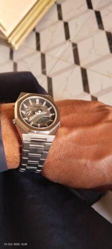 Skmei - 1816 - Dual Display luminous waterproofs 50+ timezone - Silver/White photo review