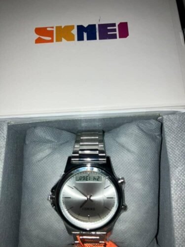 Skmei - 2120 - Electronic Luminous 30m Waterproof - Silver photo review