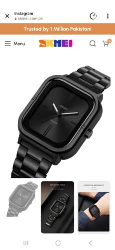 SKMEI - 2275 - 30m Waterproof Watch For Men - Black photo review