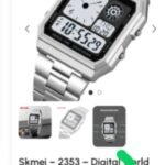 Skmei - 2353 - Digital World Electronic Watch - Silver photo review