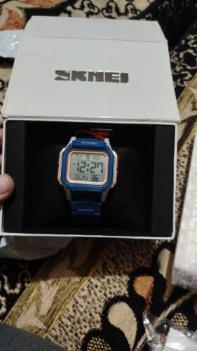Skmei - 2264 - Multifunctional Sport Watch - Blue/White photo review