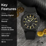 Skmei - 2091 - Digital Analog - Black/Gold-Black - Image 4