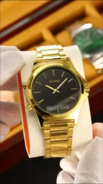 Skmei - 2120 - Electronic Luminous 30m Waterproof - Gold/Black - Image 3