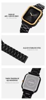 SKMEI - 2275 - 30m Waterproof Watch For Men - Gold - Image 5