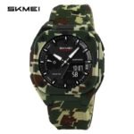 Skmei - 2328 - World Master Dual Display Watch - Green/Camo