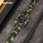 Skmei - 2328 - World Master Dual Display Watch - Green/Camo - Image 2