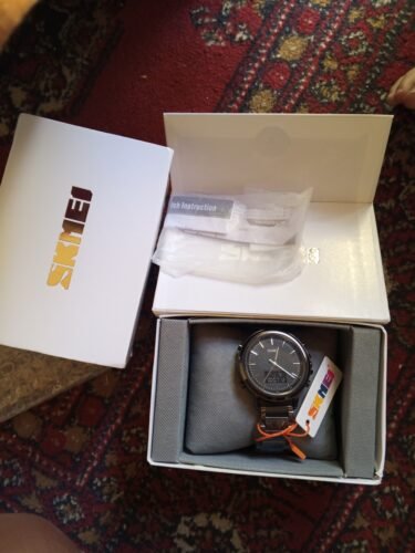 Skmei - 1652 (Chain) - Multifunctional Waterproof - Black/Black-Steel photo review