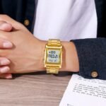 Skmei - 2277 - Qibla Azan Time Reminder Prayer Watch - Golden - Image 5