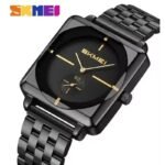 Skmei - 2413 - Minimal Elegant Square Design - Black/Black