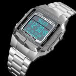 Skmei - 1381 - Digital Stainless Steel Watch - Silver - Image 4