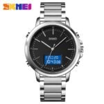 Skmei - 1652 (Chain) - Multifunctional Waterproof - Silver/White-Steel - Image 2