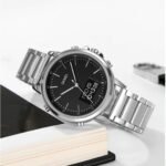 Skmei - 1652 (Chain) - Multifunctional Waterproof - Silver/Black-Steel