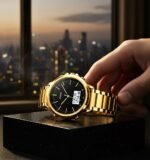 Skmei - 1652 (Chain) - Multifunctional Waterproof - Gold/White-Steel - Image 3