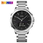 Skmei - 1652 (Chain) - Multifunctional Waterproof - Silver/Black-Steel - Image 3