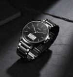 Skmei - 1652 (Chain) - Multifunctional Waterproof - Black/White-Steel - Image 5