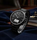 Skmei - 1652 (Chain) - Multifunctional Waterproof - Black/White-Steel - Image 6