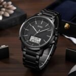 Skmei - 1652 (Chain) - Multifunctional Waterproof - Black/White-Steel