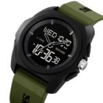 Skmei - 2199 - Digital Multifunctional Watch - ArmyGreen - Image 2