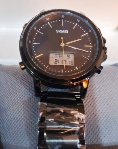 Skmei - 1652 (Chain) - Multifunctional Waterproof - Black/White-Steel photo review