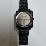 Skmei - 2413 - Minimal Elegant Square Design - Black/Titanium photo review