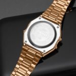 Skmei - 1123 - Digital Stainless Steel Watch - RoseGold - Image 3