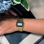 Skmei - 1123 - Digital Stainless Steel Watch - Gold - Image 5