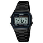 Skmei - 1123 - Digital Stainless Steel Watch - Black
