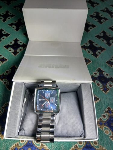 SKMEI - 9331 - Luxury Chronograph Wr30m Waterpoof Quartz - Silver/Blue photo review