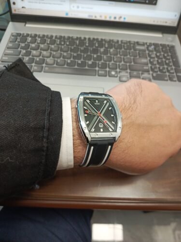 Skmei - 9364 - Sporty Barrel Shape Quartz Watch - Black photo review