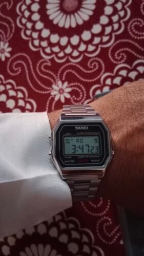 Skmei - 1123 - Digital Stainless Steel Watch - Silver photo review