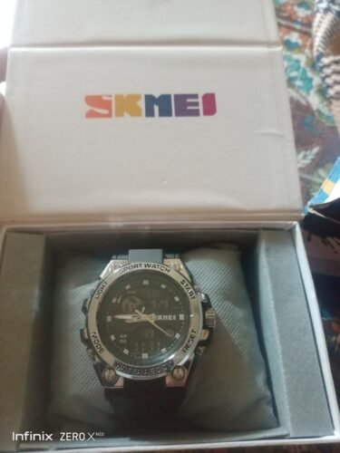 SKMEI 2031 Rugged Digital Sports Watch - Silver photo review