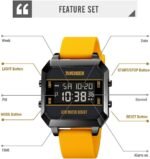 Skmei - 1848 - Digital Waterproof LED Luminous - Yellow - Image 7