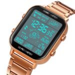 Skmei - 1888 - Digital Dial Step Count Pedometer Stainless Steel Watch - Rosegold - Image 3