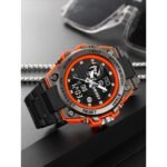 SKMEI 2031 Rugged Digital Sports Watch - Orange/Black - Image 3