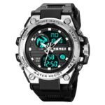 SKMEI 2031 Rugged Digital Sports Watch - Silver - Image 5