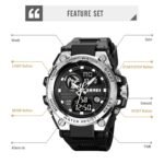 SKMEI 2031 Rugged Digital Sports Watch - Silver - Image 7