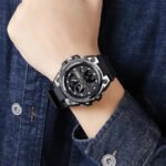 SKMEI 2031 Rugged Digital Sports Watch - Silver - Image 6