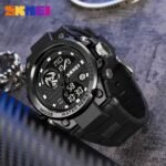 SKMEI 2031 Rugged Digital Sports Watch - Black - Image 5