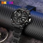 SKMEI 2031 Rugged Digital Sports Watch - Black - Image 3