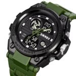 SKMEI 2031 Rugged Digital Sports Watch - Army/Green