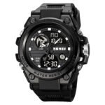 SKMEI 2031 Rugged Digital Sports Watch - Black - Image 2