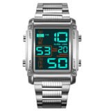 SKMEI - 2206 - High Quality Luxury Watch - Silver/Black - Image 3