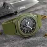 Skmei - 2091 - Digital Analog World Time Watch - ArmyGreen/Black - Image 2